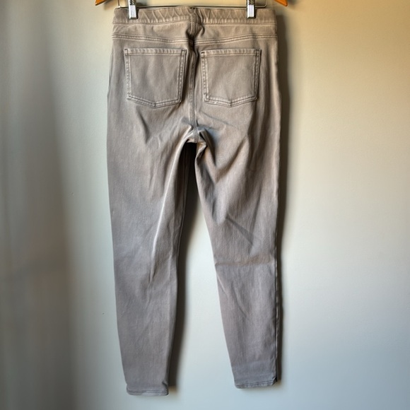 SPANX GRAY LEGGINGS HIGH RISE CROP ANKLE WOMENS SIZE L - Picture 3 of 5